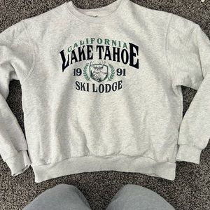 Hollister cropped crewneck